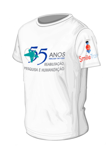 (Português do Brasil) Camiseta dos 55 anos do HRAC-USP pode ser adquirida na Profis
